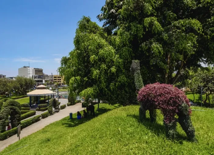 Framed Print : Green Llama in Parque de la Amistad (Friendship Park), Santiago de Surco District Framed Print : Green Llama in Parque de la Amistad (Friendship Park), Santiago de Surco District