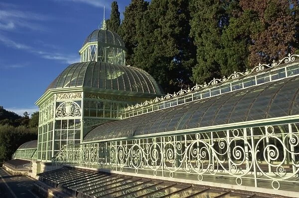 Greenhouse in Botanical Gardens, Arenzano, Liguria, Italy, Europe