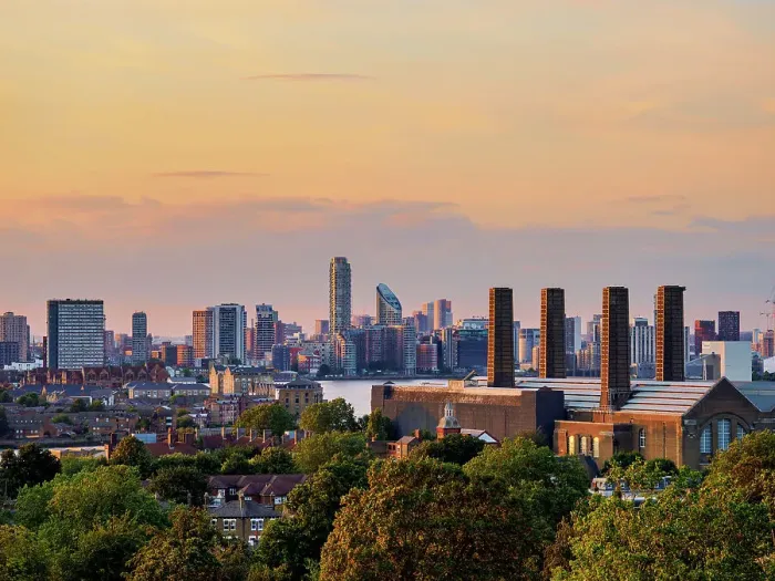 Framed Print : Greenwich Power Station at sunset, Greenwich, London, England, United Kingdom, Europe Framed Print : Greenwich Power Station at sunset, Greenwich, London, England, United Kingdom, Europe