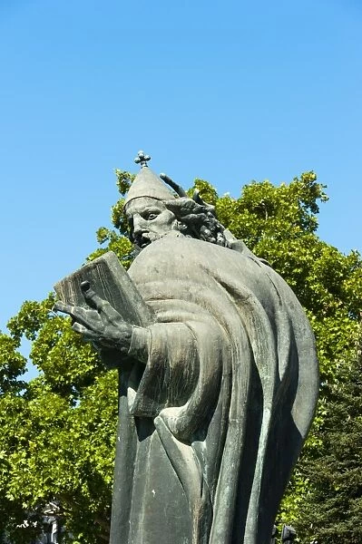 Gregorius of Nin statue, Split, region of Dalmatia, Croatia, Europe
