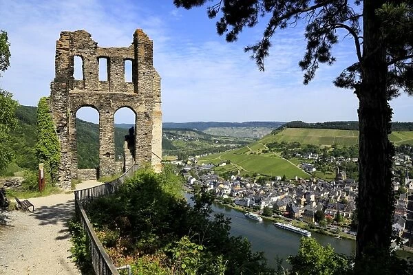 Grevenburg Castle Ruin, Traben-Trabach, Moselle Valley, Rhineland-Palatinate, Germany