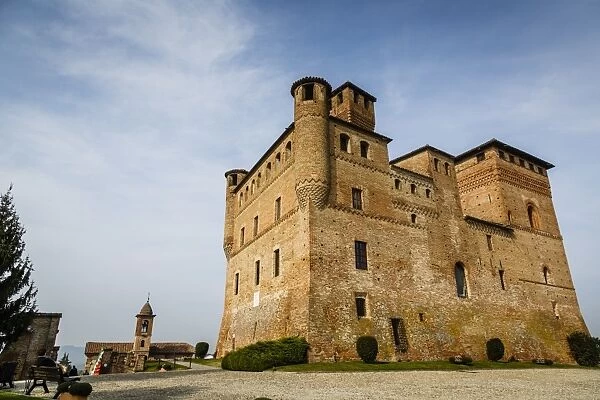 Grinzane Cavour castle, Langhe, Cuneo district, Piedmont, Italy, Europe