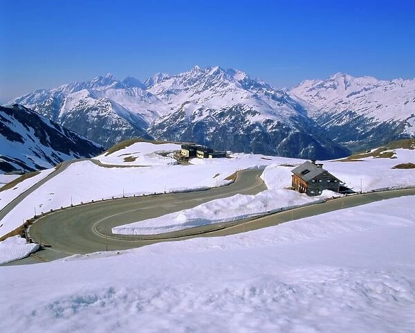 The Grossglockner road, Hohe Tauern National Park region, Austria