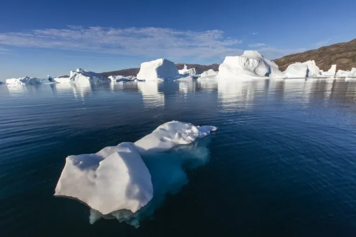 Framed Print : Grounded icebergs, Rode O (Red Island), Scoresbysund, Northeast Greenland, Polar Regions Framed Print : Grounded icebergs, Rode O (Red Island), Scoresbysund, Northeast Greenland, Polar Regions