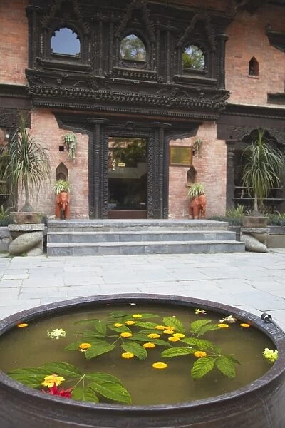 Grounds of Dwarikas Hotel, Kathmandu, Nepal, Asia