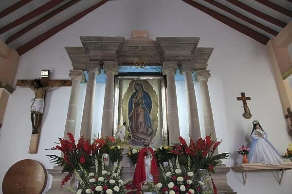 Guadalupe Chapel, Church of Ojeda, a major pilgrimage site, Taxco, Guerrero State
