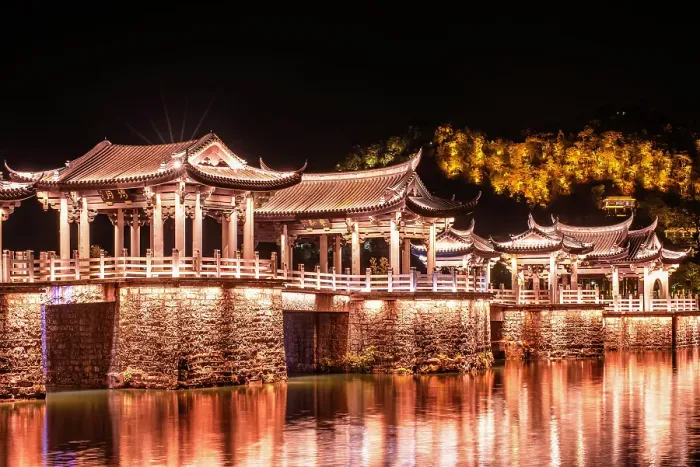 Framed Print : Guangji Bridge, built in 1170, one of China's four famous ancient bridges, Chaozhou, Guangdong province, China Framed Print : Guangji Bridge, built in 1170, one of China's four famous ancient bridges, Chaozhou, Guangdong province, China
