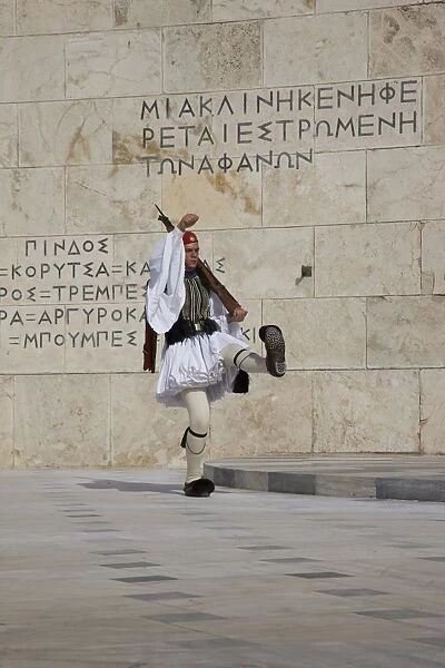 Guard at the Greek Parliament, Athens, Greece, Europe