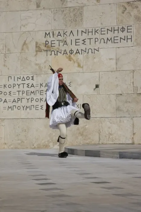 Framed Print : Guard at the Greek Parliament, Athens, Greece, Europe Framed Print : Guard at the Greek Parliament, Athens, Greece, Europe