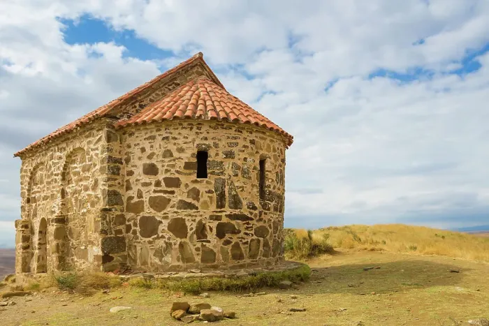 Framed Print : Guard house on border between Georgia and Azerbaijan near David Gareji Monastery, Udabno, Georgia, Central Asia, Asia Framed Print : Guard house on border between Georgia and Azerbaijan near David Gareji Monastery, Udabno, Georgia, Central Asia, Asia