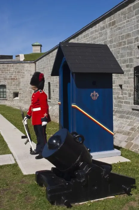 Framed Print : Guard at La Citadelle, Quebec City, Quebec, Canada, North America