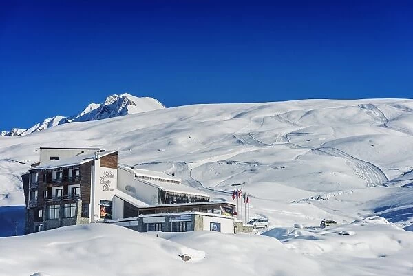 Gudauri ski resort, Georgia, Caucasus region, Central Asia, Asia