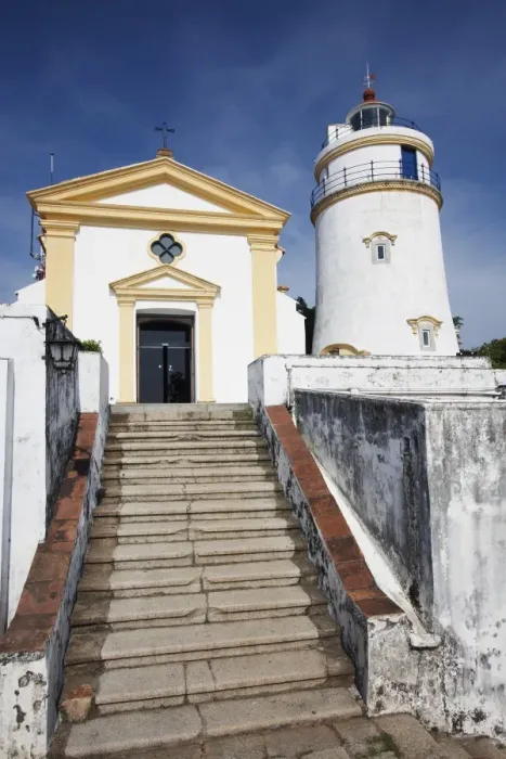 Framed Print : Guia Lighthouse and Chapel of Our Lady Guia, Macau, China, Asia Framed Print : Guia Lighthouse and Chapel of Our Lady Guia, Macau, China, Asia
