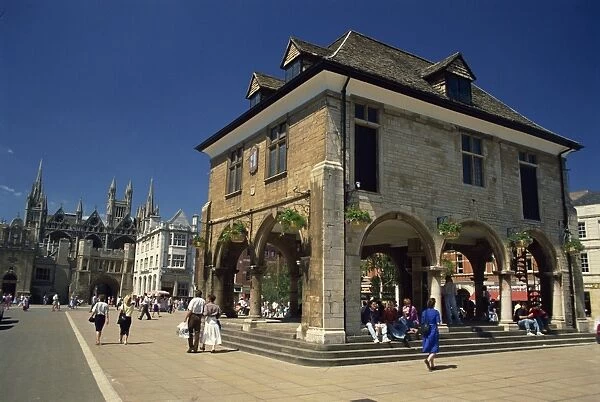 Guildhall in city centre, Peterborough, Cambridgeshire, United Kingdom, Europe