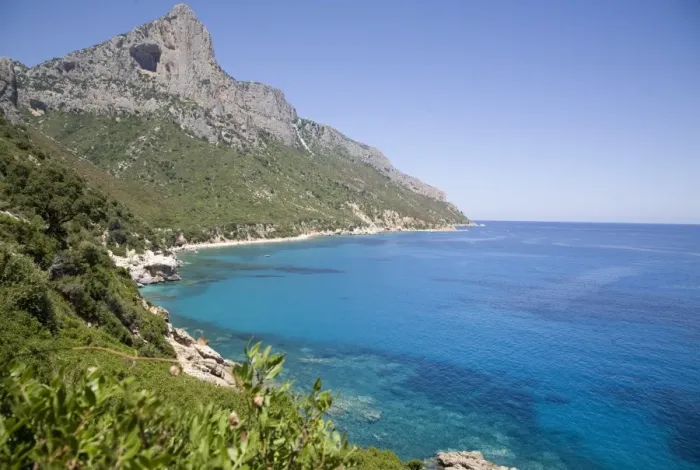 Framed Print : The Gulf of Orosei, near Santa Maria Navarrese, Sardinia, Italy, Mediterranean, Europe
