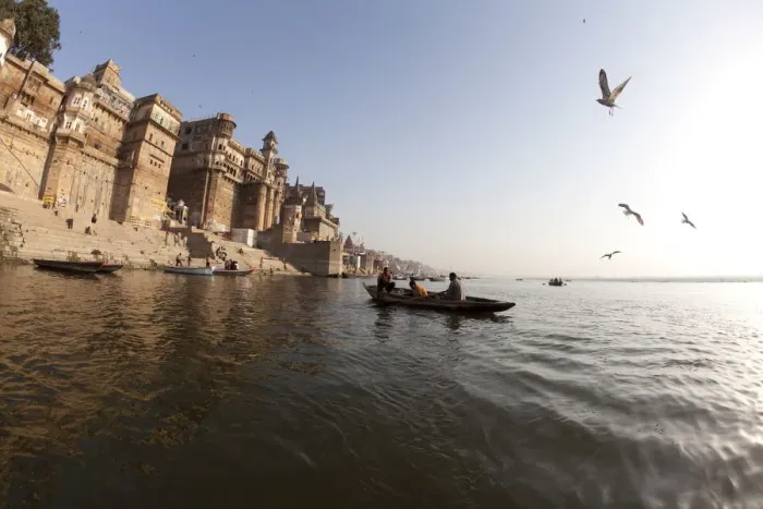 Framed Print : Gull flying over Ganga River in Varanasi, Uttar Pradesh, India, Asia Framed Print : Gull flying over Ganga River in Varanasi, Uttar Pradesh, India, Asia