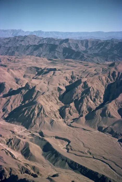 Framed Print : Gullies and bare mountains in the Bolan area of Baluchistan Framed Print : Gullies and bare mountains in the Bolan area of Baluchistan