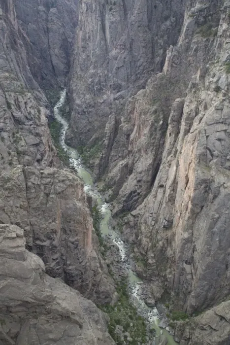Framed Print : Gunnison River deep in the canyon from Kneeling Camel View Point, Black Canyon of the Gunnison National Park, Colorado, United States of America, North America Framed Print : Gunnison River deep in the canyon from Kneeling Camel View Point, Black Canyon of the Gunnison National Park, Colorado, United States of America, North America