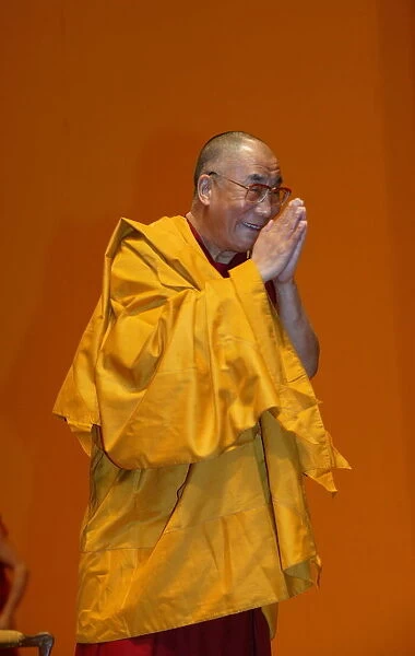 H. H. Dalai Lama at Paris-Bercy, Paris, France, Europe