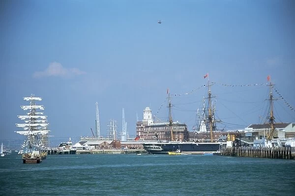 H. M. Dockyard, Portsmouth, Hampshire, England, United Kingdom, Europe