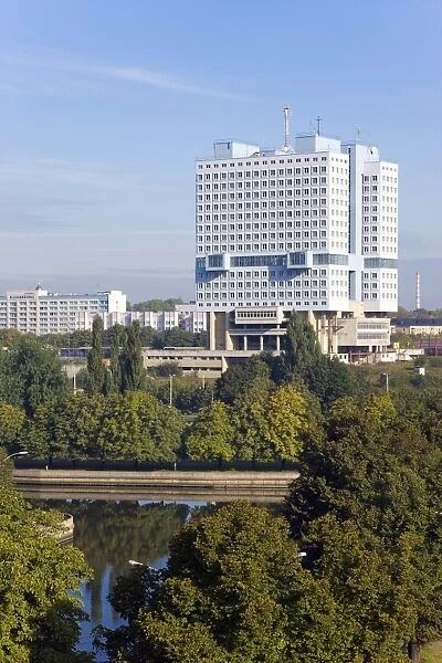H-shaped Dom Sovietov (House of Soviets), Kaliningrad, Russia, Europe