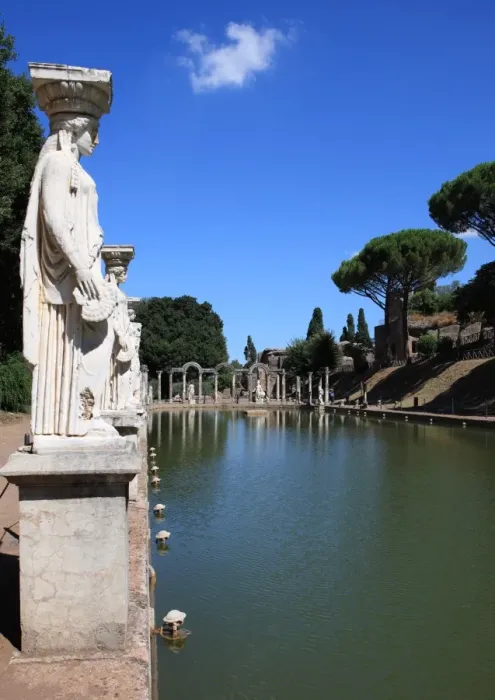 Framed Print : Hadrians Villa, Canopus Canal, UNESCO World Heritage Site, Tivoli, Rome, Lazio, Italy, Europe Framed Print : Hadrians Villa, Canopus Canal, UNESCO World Heritage Site, Tivoli, Rome, Lazio, Italy, Europe