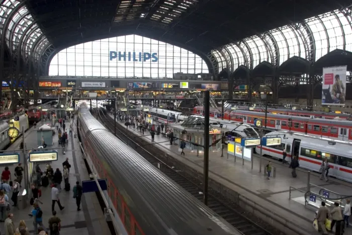 Framed Print : Hamburg Central Train Station Framed Print : Hamburg Central Train Station