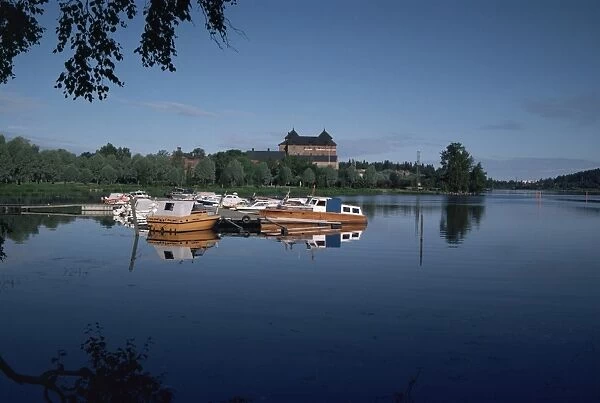 Hame Castle and Lake Vanajavesi, Hameenlinna, Finland, Scandinavia, Europe