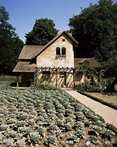 Hameau de Trianon, palace grounds, Versailles, Ile de France, France, Europe