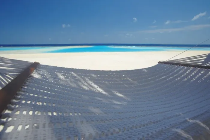Framed Print : Hammock on the beach, Maldives, Indian Ocean, Asia Framed Print : Hammock on the beach, Maldives, Indian Ocean, Asia