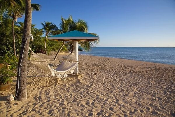 Hammock, Turners Beach, St. Mary, Antigua, Leeward Islands, West Indies, Caribbean, Central America