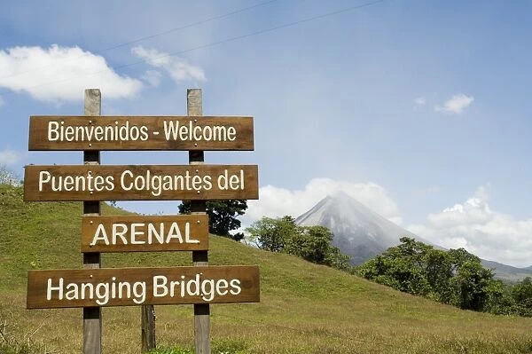 Hanging Bridges, a walk through the rainforest, Arenal, Costa Rica, Central America