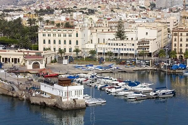Harbor area in Port of Melilla, Spain, Spanish North Africa, Africa