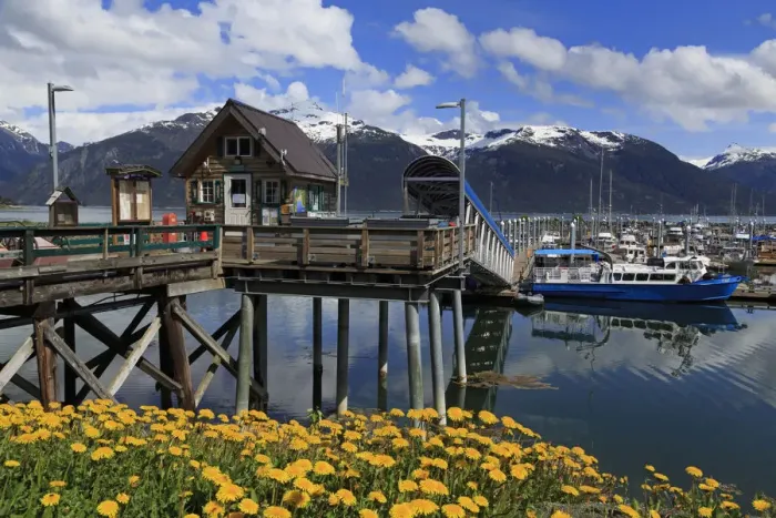 Framed Print : Harbor Masters Office, Small Boat Harbor, Haines, Lynn Canal, Alaska, United States Framed Print : Harbor Masters Office, Small Boat Harbor, Haines, Lynn Canal, Alaska, United States