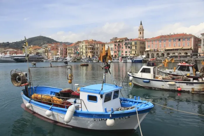 Framed Print : Harbor, Oneglia, Imperia, Liguria, Italian Riviera, Italy, Europe Framed Print : Harbor, Oneglia, Imperia, Liguria, Italian Riviera, Italy, Europe