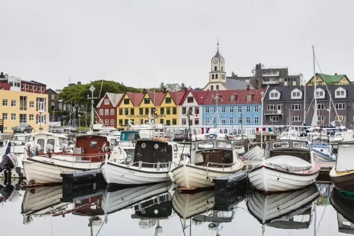 Framed Print : Harbor of Torshavn, Streymoy, Faroe Islands, Denmark, Europe Framed Print : Harbor of Torshavn, Streymoy, Faroe Islands, Denmark, Europe