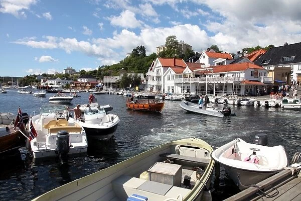 Harbour approaches, Kragero, Telemark, South Norway, Norway, Scandinavia, Europe