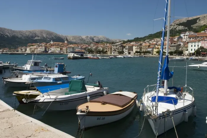 Framed Print : The harbour, Baska, Krk Island, Kvarner Gulf, Croatia, Adriatic, Europe Framed Print : The harbour, Baska, Krk Island, Kvarner Gulf, Croatia, Adriatic, Europe