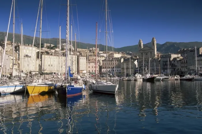 Framed Print : The harbour, Bastia, Corsica, France, Mediterranean, Europe Framed Print : The harbour, Bastia, Corsica, France, Mediterranean, Europe