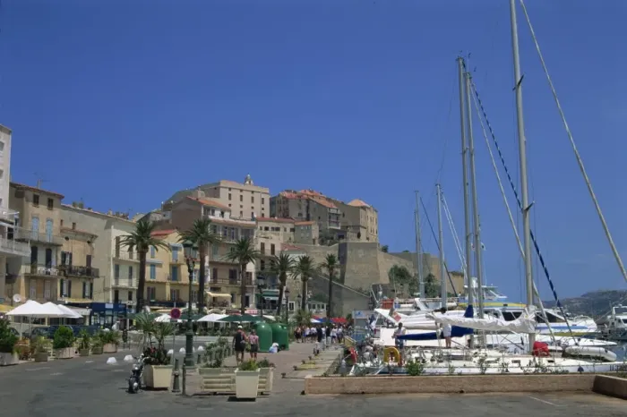 Framed Print : The harbour at Calvi, Balagne region, Corsica, France, Mediterranean, Europe Framed Print : The harbour at Calvi, Balagne region, Corsica, France, Mediterranean, Europe