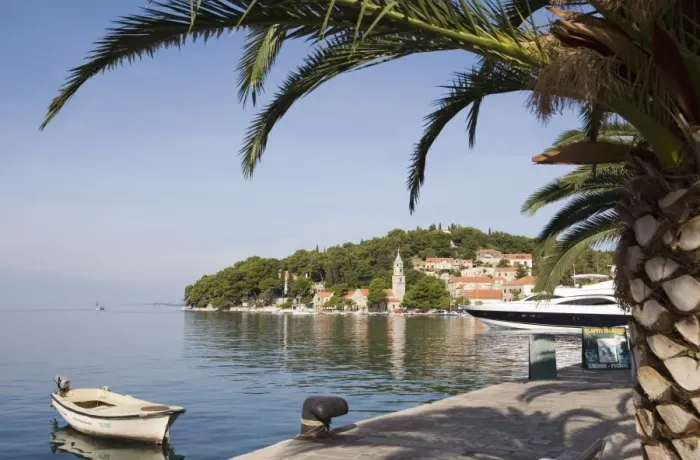 Framed Print : Harbour at Cavtat on the Dalmation Coast, Croatia, Europe Framed Print : Harbour at Cavtat on the Dalmation Coast, Croatia, Europe