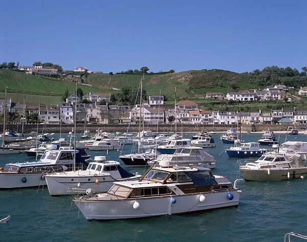 Harbour at Gorey, Jersey, Channel Islands, United Kingdom, Europe