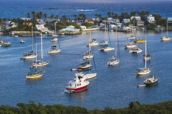 Framed Print : Harbour, Hope Town, Elbow Cay, Abaco Islands, Bahamas, West Indies, Central America Framed Print : Harbour, Hope Town, Elbow Cay, Abaco Islands, Bahamas, West Indies, Central America