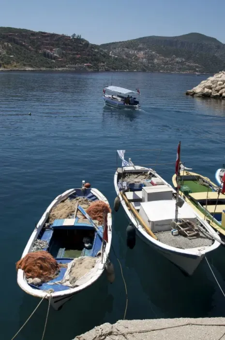 Framed Print : Harbour at Kalkan, a popular tourist resort, Antalya Province, Anatolia Framed Print : Harbour at Kalkan, a popular tourist resort, Antalya Province, Anatolia