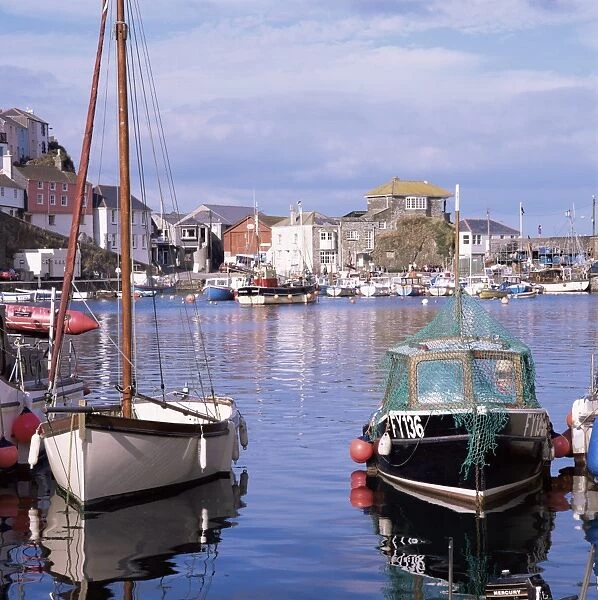 The harbour, Mevagissey, Cornwall, England, United Kingdom, Europe