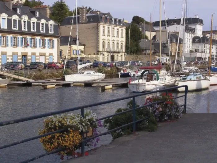 Framed Print : Harbour, Morlaix, Finistere, Brittany, France, Europe Framed Print : Harbour, Morlaix, Finistere, Brittany, France, Europe