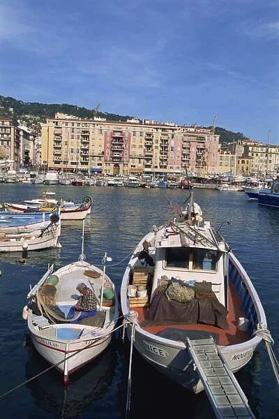 Harbour, Nice, Alpes Maritimes, Provence, Cote d Azur, French Riviera