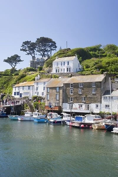 The harbour in Polperro in Cornwall, England, United Kingdom, Europe