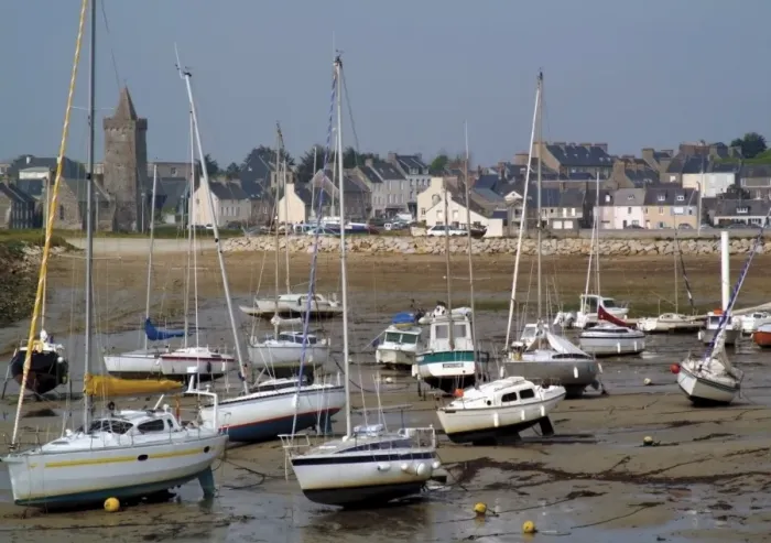 Framed Print : Harbour, Portbail, Cotentin Peninsula, Manche, Normandy, France, Europe Framed Print : Harbour, Portbail, Cotentin Peninsula, Manche, Normandy, France, Europe