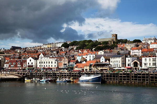 The Harbour at Scarborough, North Yorkshire, Yorkshire, England, United Kingdom, Europe